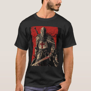 Camiseta Caballero Templario Cristiano Guerrero De Dios Cru