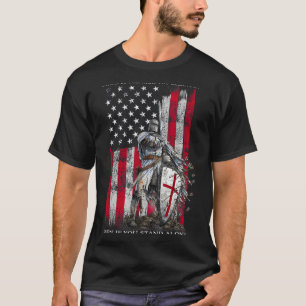 Camiseta Caballero Templario De Pie Por Creer En Cristianos
