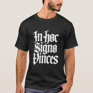 Camiseta Caballero Templario Gótico in Hoc Signo Vinces