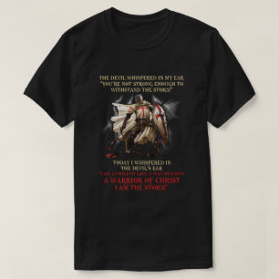 Camiseta Caballero Templario Guerrero De Cristo Soy La Torm