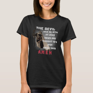 Camiseta Caballero Templario hombre de fe Soy el hijo de un