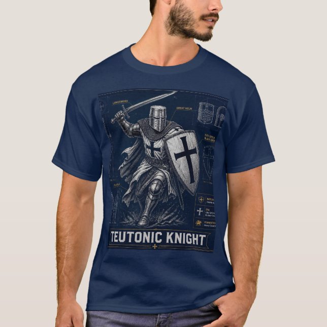 Camiseta Caballero Teutónico (Anverso)