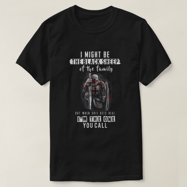 Camiseta Caballeros creyentes de la vestimenta religiosa co (Diseño del anverso)