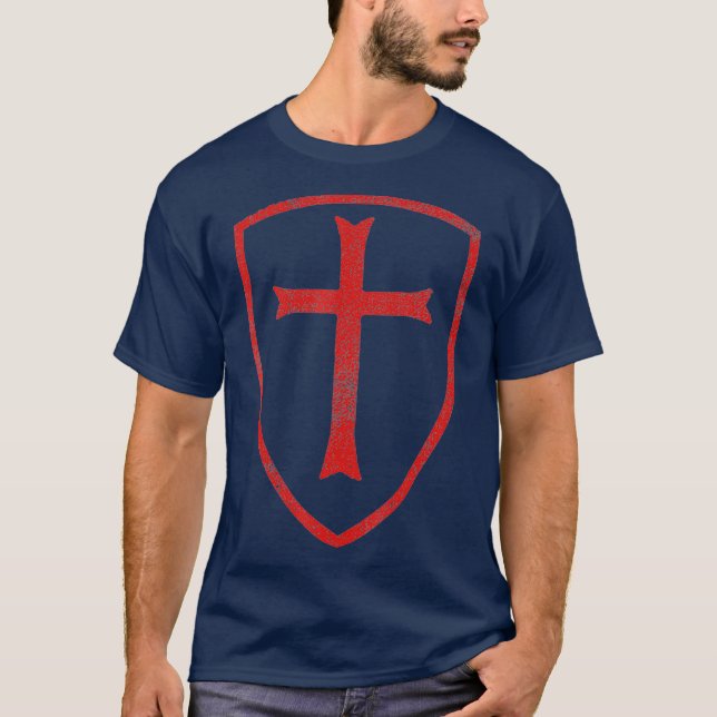 Camiseta Caballeros Cruzados Caballeros Templarios Cruzados (Anverso)