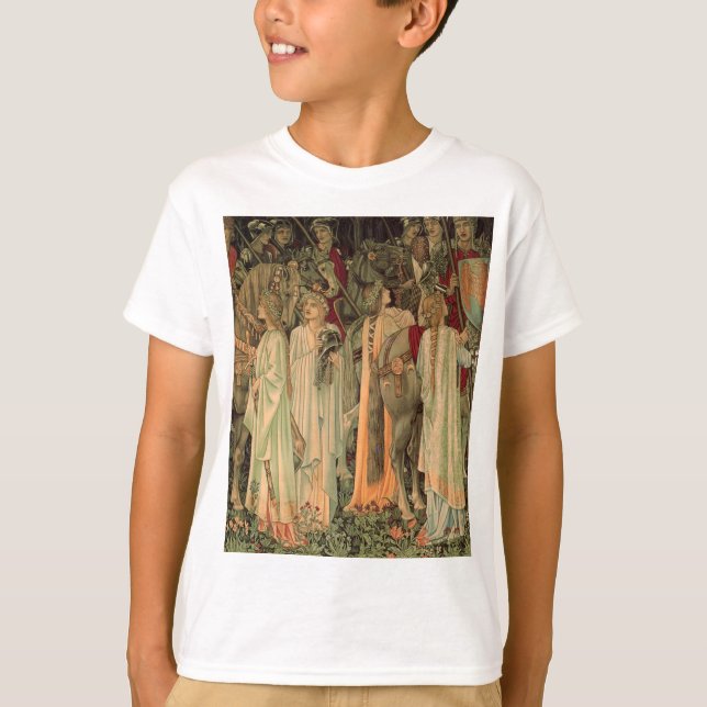 Camiseta Caballeros medievales de la Mesa Redonda (Anverso)