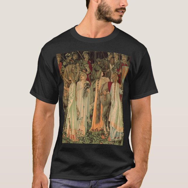 Camiseta Caballeros medievales de la Mesa Redonda (Anverso)