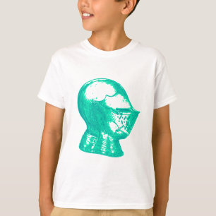 Camiseta Caballeros medievales del casco de la armadura del