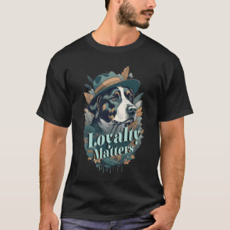 Camiseta Caballeros Perro Una Celebración De Lealtad Y Amig