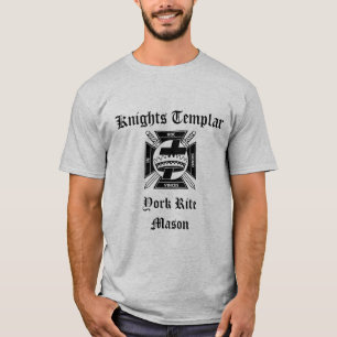 Camiseta Caballeros Templar, albañil del rito de York