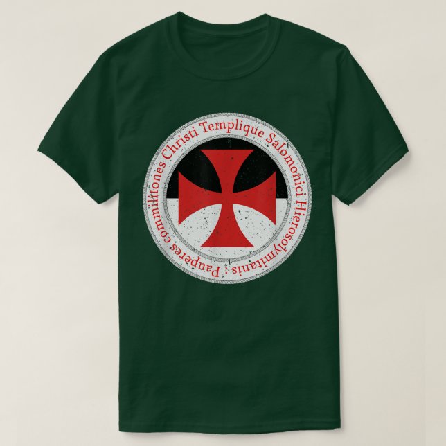 Camiseta Caballeros Templarios  (Diseño del anverso)