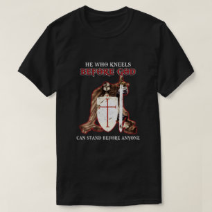 Camiseta Caballeros Templarios El que se arrodilla antes qu