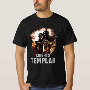 Camiseta Caballeros templarios épicos cruzados guerreros de