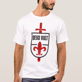 Camiseta Caballeros Templarios MOTTO DEUS VULT T-Shirt