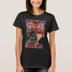 Camiseta Caballeros Templarios No Nobis Gloriam Cruz Cruzad