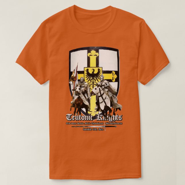 Camiseta Caballeros Teutónicos (Diseño del anverso)