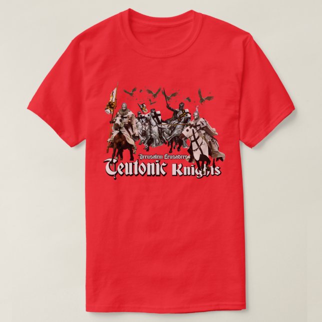 Camiseta Caballeros Teutónicos Cruzados (Diseño del anverso)