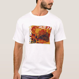Camiseta Caballeros verdaderos en pista
