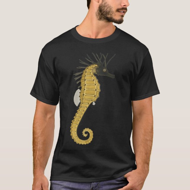 Camiseta Caballito de mar amarillo (Anverso)