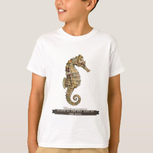 Camiseta Caballito de Mar Divertido para Niños