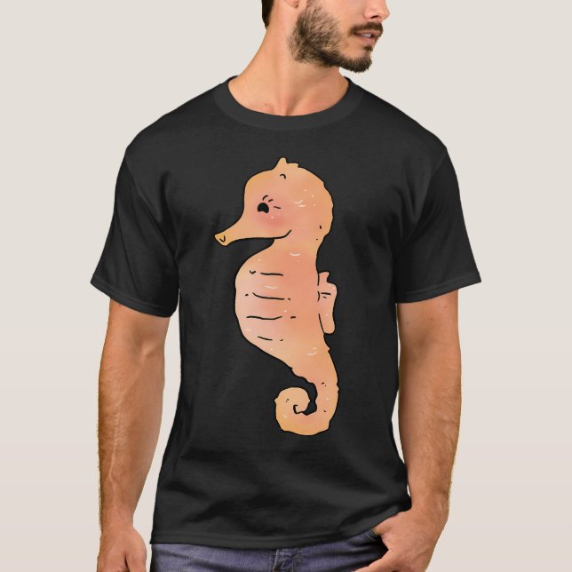 Camiseta Caballito de mar lindo (Anverso)