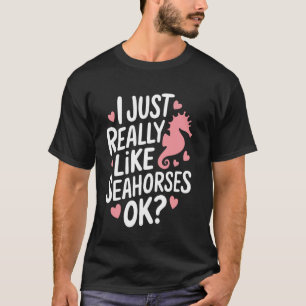 Camiseta Caballito de mar Me gustan mucho los caballitos de