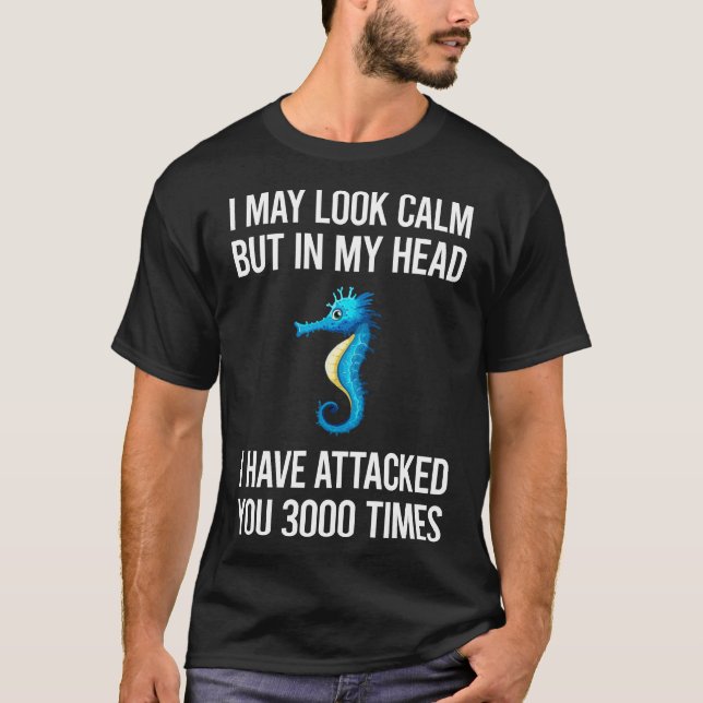 Camiseta Caballito de mar tranquilo 24 (Anverso)