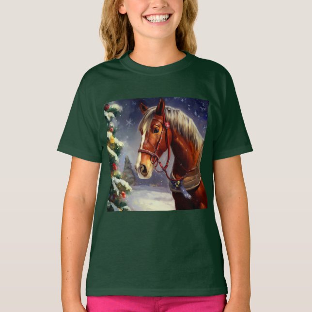 Camiseta Caballo 1 navidades (Anverso)