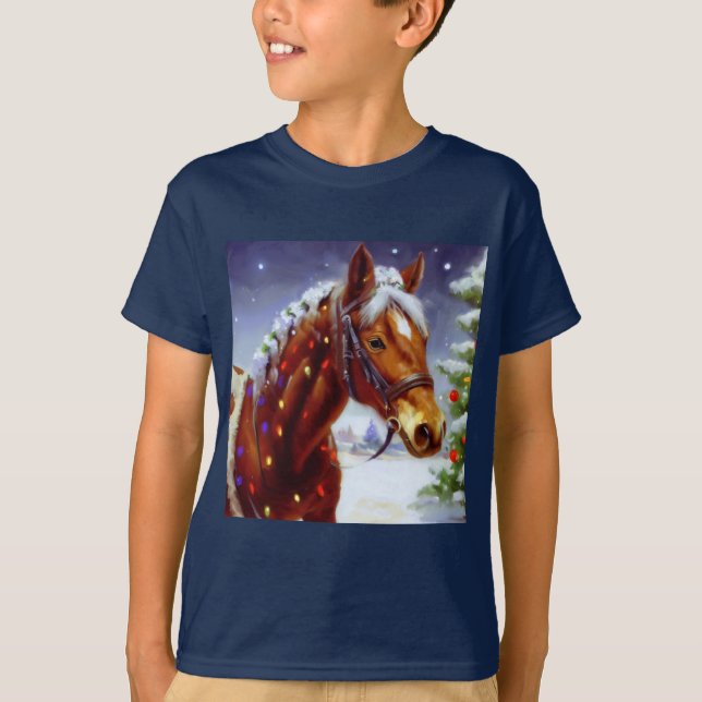 Camiseta Caballo 3 navidades (Anverso)