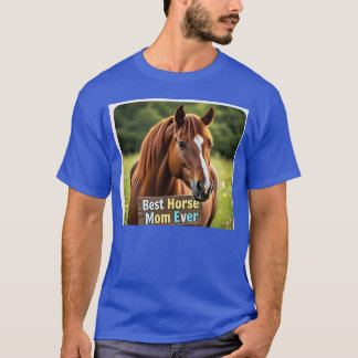 Camiseta Caballo 6 mejor madre de caballo jamás regalo