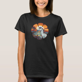 Camiseta Caballo al Atardecer