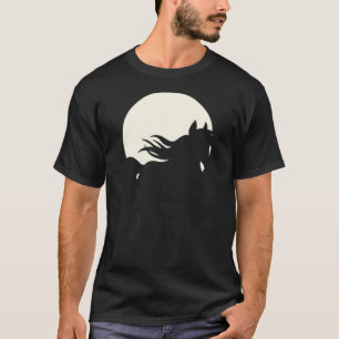 Camiseta Caballo al atardecer mustang occidental montar