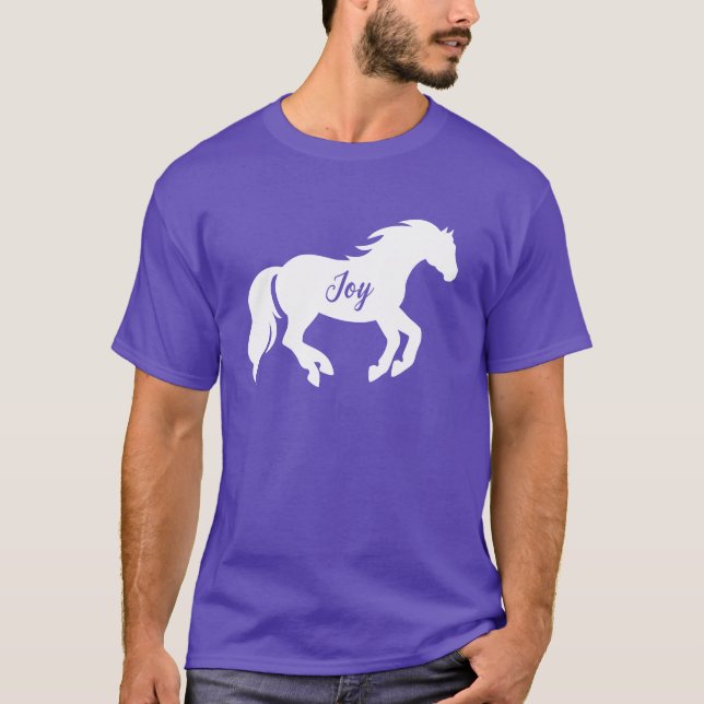 Camiseta Caballo "Alegría" (Anverso)
