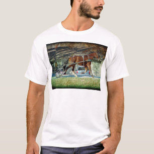 Camiseta Caballo Amish Buggy de otoño
