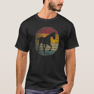 Camiseta Caballo Amo Hígado Híptico Hígado Ecuestre Sunset 