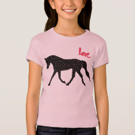 Camiseta Caballo, amor y corazones