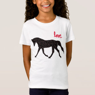 Camiseta Caballo, amor y corazones