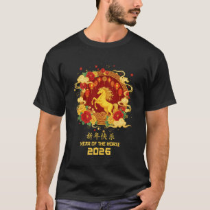 Camiseta Caballo Año Nuevo Lunar Zodiaco Chino 2026