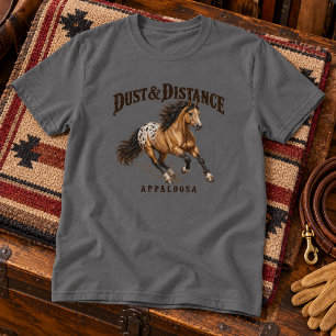 Camiseta Caballo Appaloosa de Polvo y Distancia