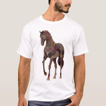 Caballo árabe real ornamentado