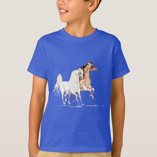 Camiseta Caballo árabe TR (Anverso)