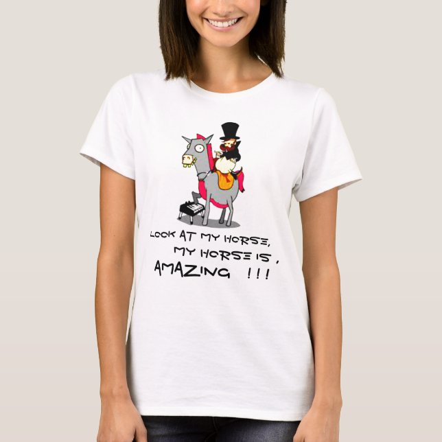 Camiseta Caballo asombroso Tanktop (Anverso)