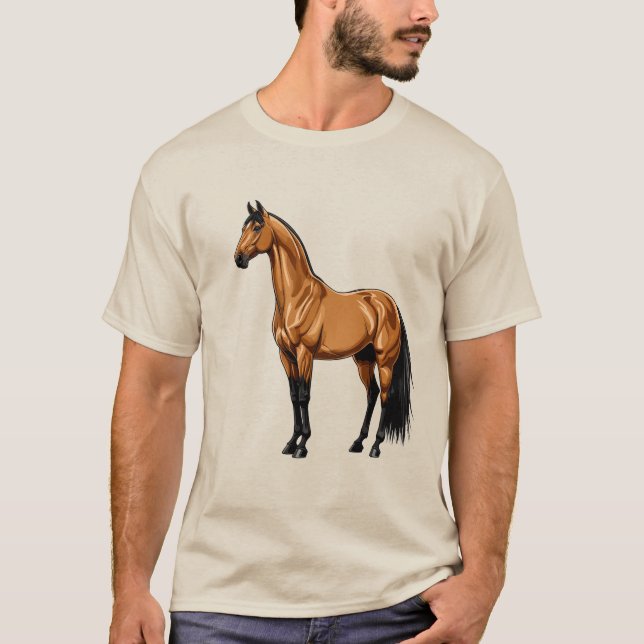 Camiseta Caballo audaz (Anverso)