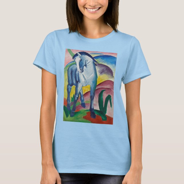 Camiseta Caballo azul de Franz Marc, Bella Artes de la époc (Anverso)