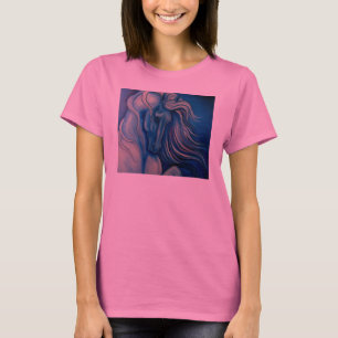 Camiseta Caballo azul del drama
