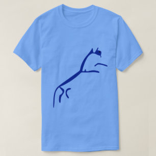 Camiseta Caballo Azul - Geoglifo de caballo blanco Uffingto