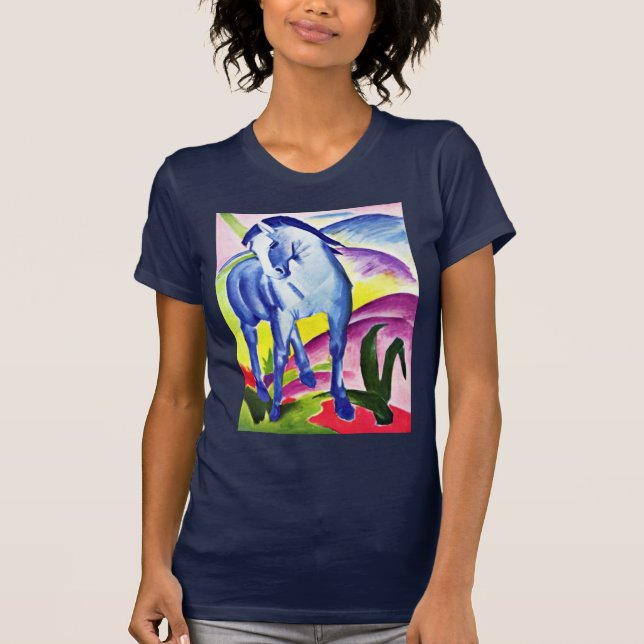 Camiseta Caballo azul I de Marc Francisco (Anverso)