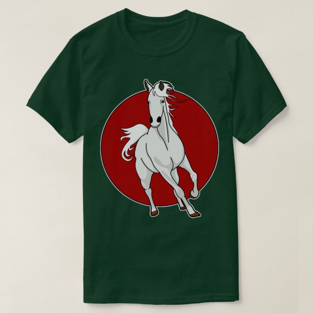 Camiseta Caballo blanco (Diseño del anverso)