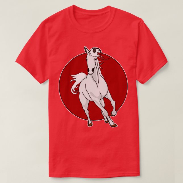 Camiseta Caballo blanco (Diseño del anverso)