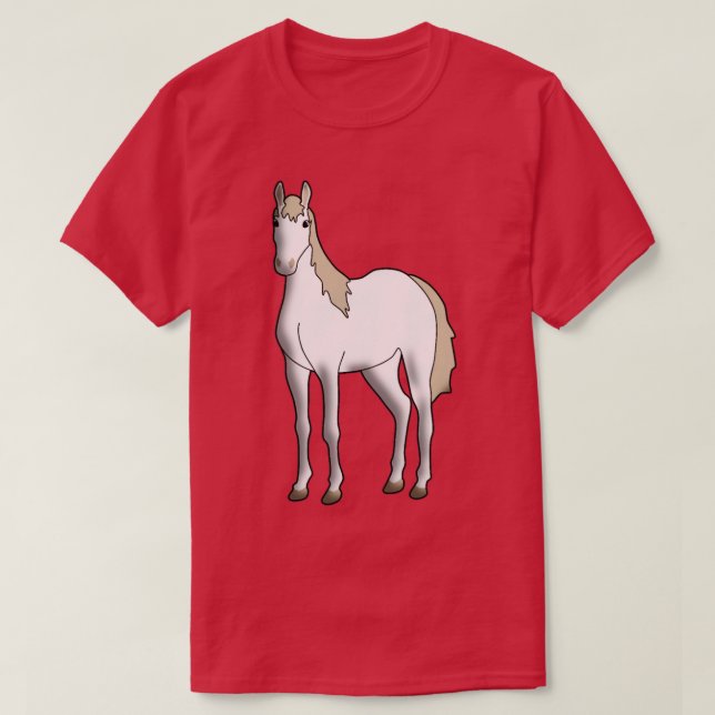 Camiseta caballo blanco (Diseño del anverso)