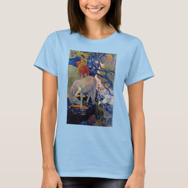 Camiseta Caballo Blanco de Paul Gauguin (Anverso)